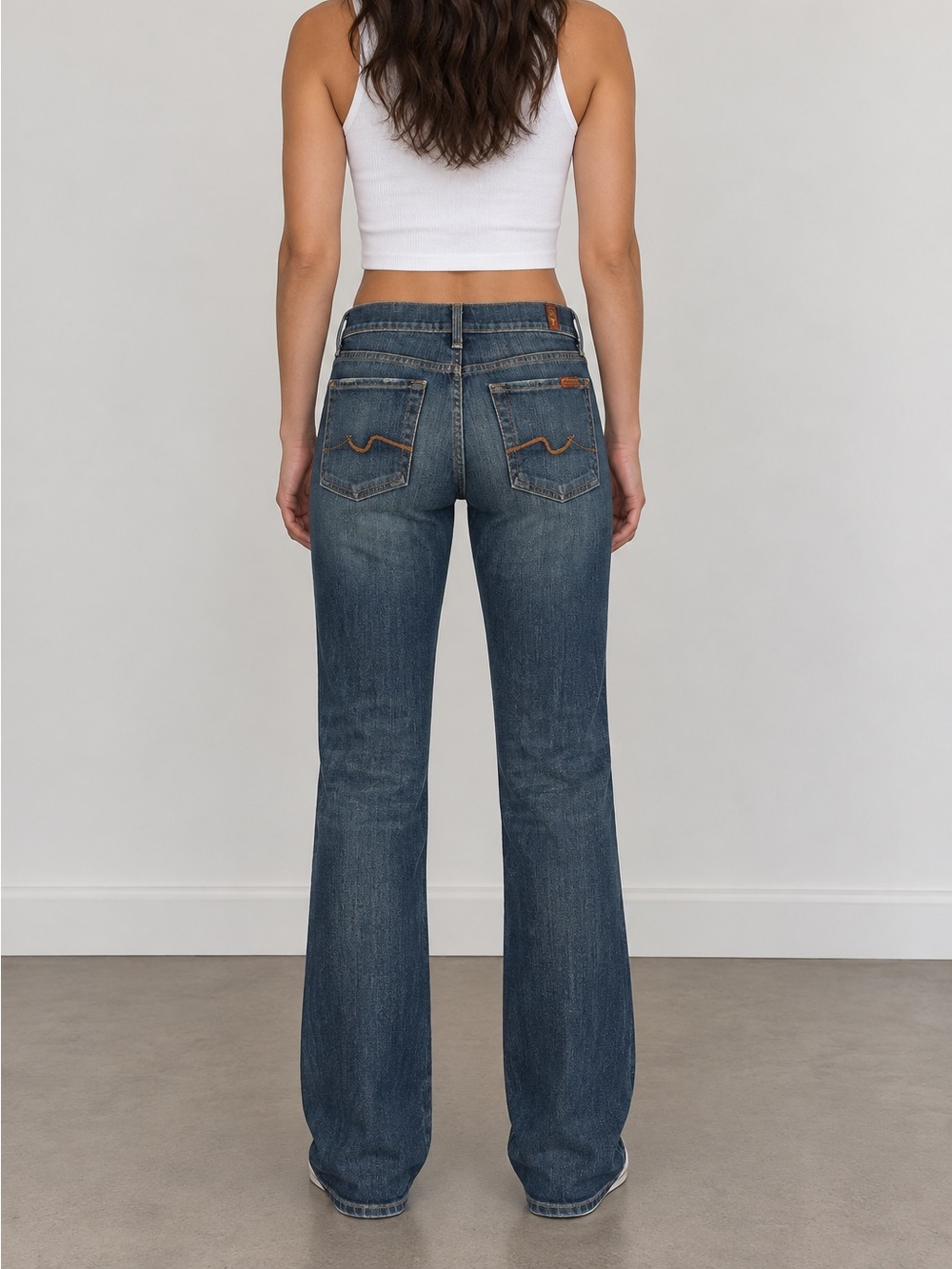 7 For All Mankind Women’s Bootcut Jeans Size 28 Dark Wash
